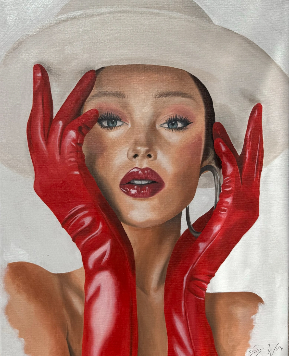 Red Touch Print